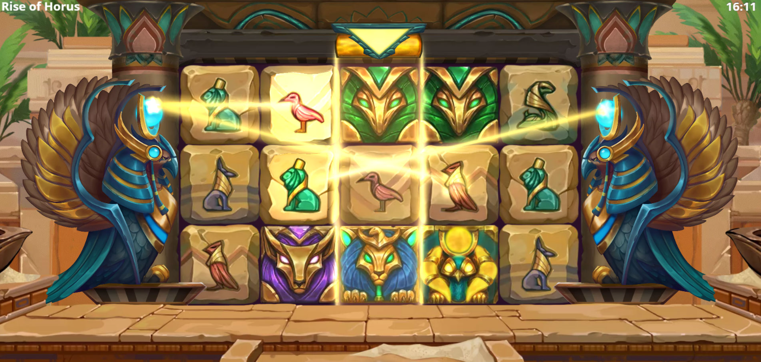 Rise of Horus, Evoplay, slot de cassino, caça-níqueis, Antigo Egito, regras do jogo, características e mecânicas, estratégias para ganhar, gráficos de caça-níqueis